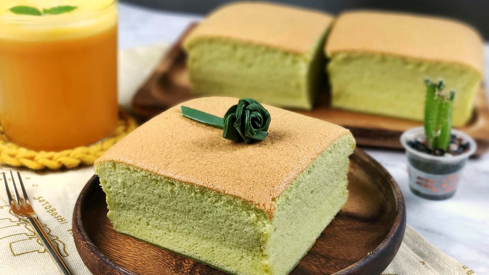 Pandan Castella Cake My Lovely Recipes