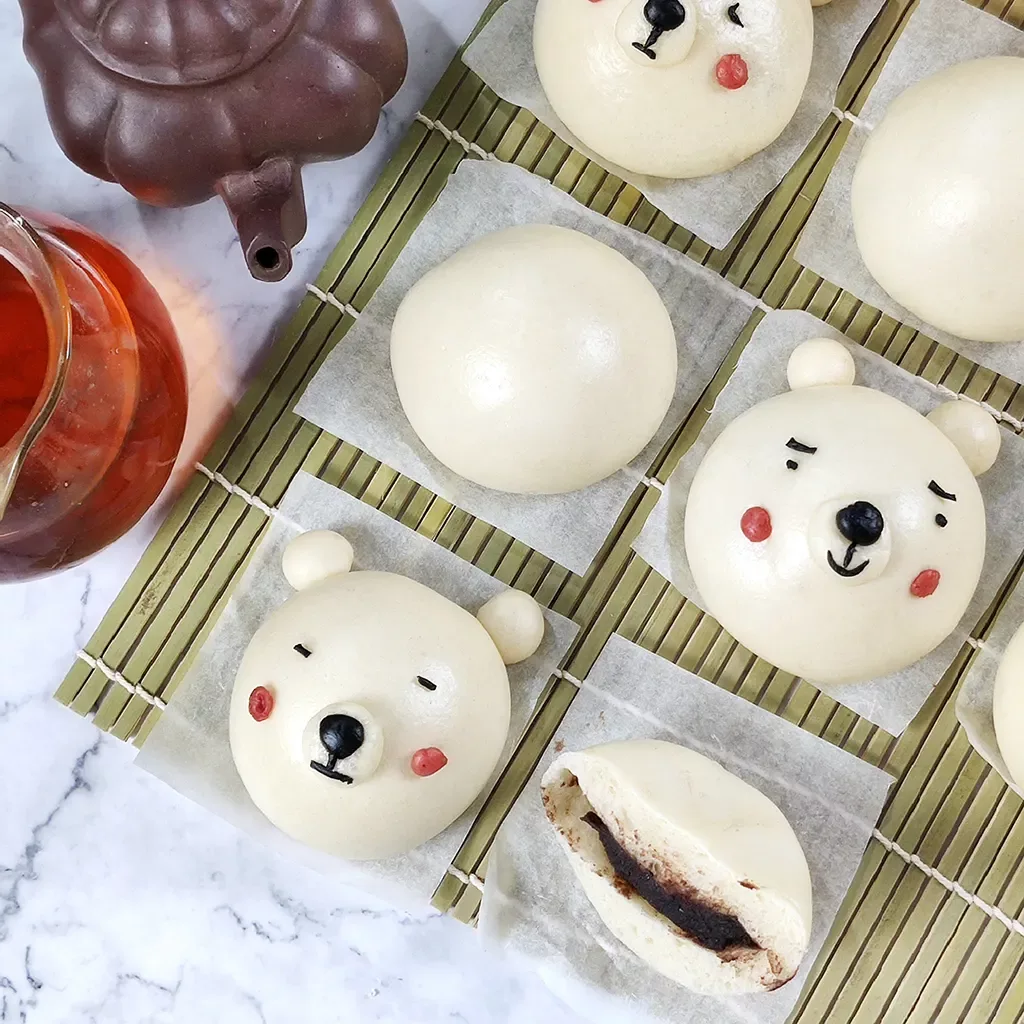 this recipe can also use to make cute Mantou