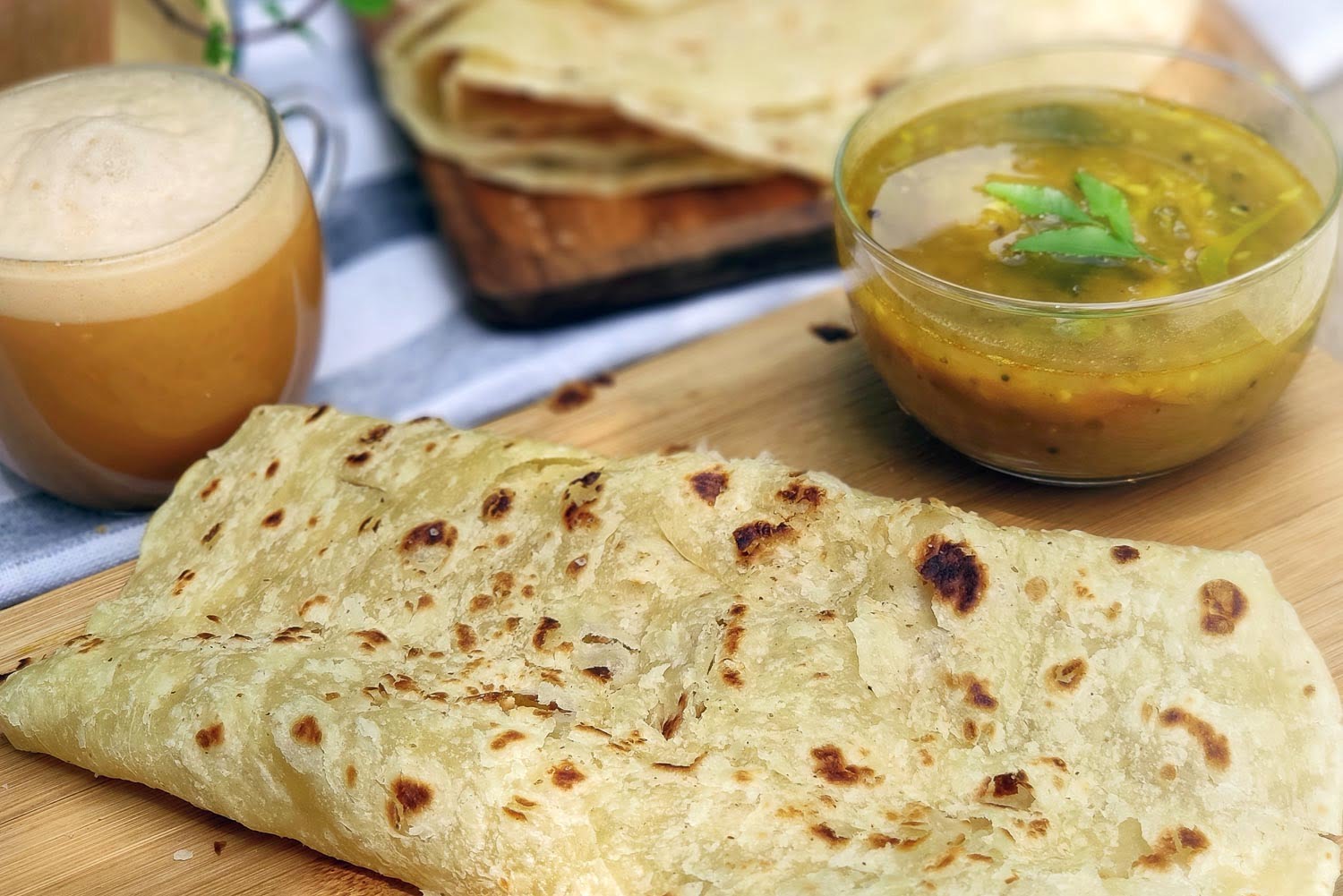 Roti Canai Indian Flatbread With Dhal My Lovely Recipes