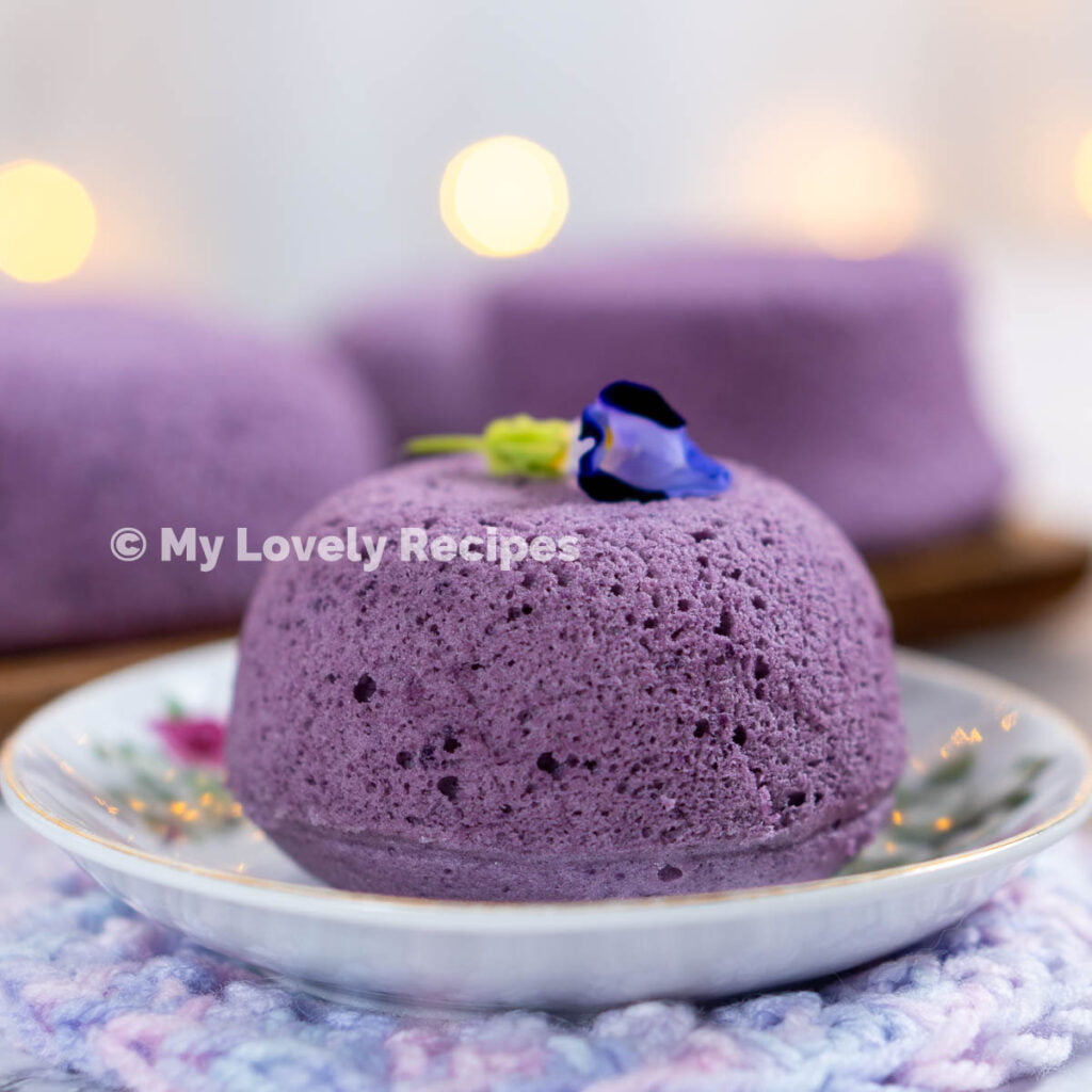 Purple Sweet Potato Cupcakes 蒸紫薯小蛋糕